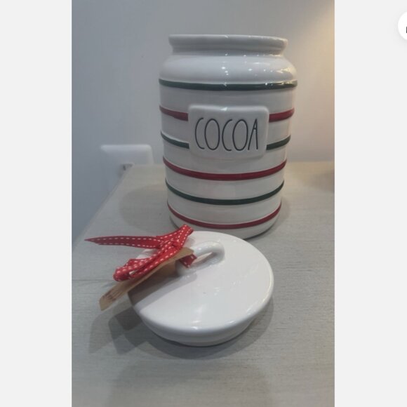 Rae Dunn COCOA ceramic canister New release - Picture 5 of 5